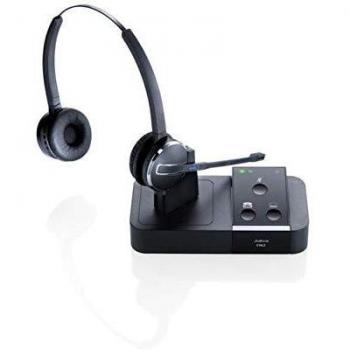 Jabra Pro 9450 - Dúo auricular inalámbrico, con micrófono, tecnología DECT