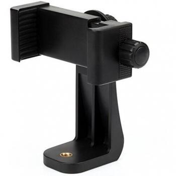 Zacro Soporte para Teléfono Móvil Trípode con Ajustable Abrazadera-Negro