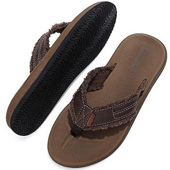 ASTERO Chanclas Hombre Flip Flop Verano Sandalias de dedo Antideslizante Piscina Playa Ducha Zapatillas Tamaño 41-46