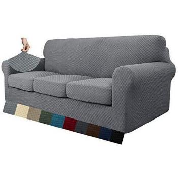 MAXIJIN 4 Piezas más Nuevas Fundas de sofá extragrandes Jacquard para sofá de 3 plazas Antideslizante Funda de sofá para Perros Protector de Muebles