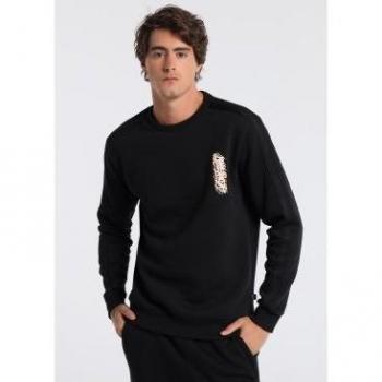 SIX VALVES - Sudadera con Cuello Caja - Estilo Moderno
