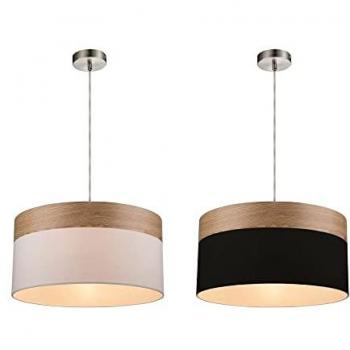 Lámpara de Techo DKD Home Decor Blanco Negro Multicolor Plateado Natural Metal 50 W Scandi 220 V 30 x 40 cm 38 x 38 x 25 cm (2 Unidades)