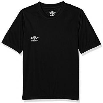 UMBRO Oblivion Jnr Camiseta de fútbol, niño, Negro, 12 años