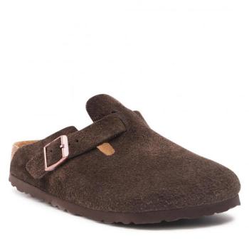 Birkenstock Boston Mocha Clogs for Women - Comfortable Footbed and Stylish Design