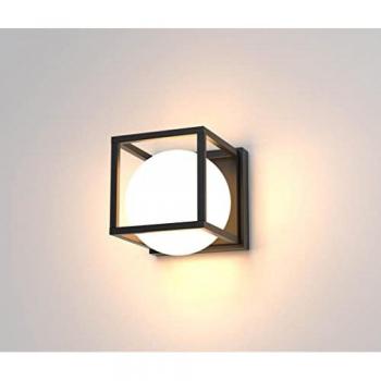 Aplique de Pared LED Mantra Desigual 1 Luz E27 Negro Mate 15cm