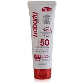 Babaria-Crema facial solar factor de protección alta 50SPF