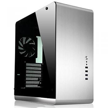 Jonsbo UMX4 Caja Midi-Tower de Vidrio Templado en Plata