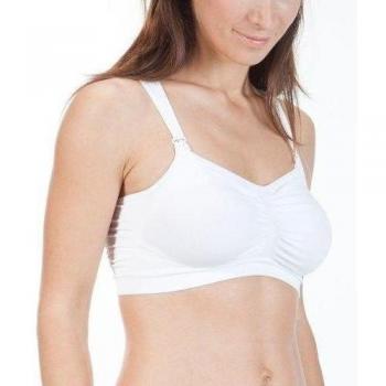 Nuk - Sujetador para embarazo y lactancia, color blanco blanco Talla:Taille 2