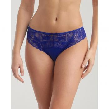 Panties de microtul con forro interior 008H5 para mujeres, diseño elegante y femenino - Azul - Talla 2XL