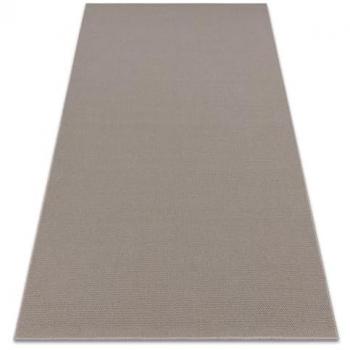 Alfombra de Lana Villa Liso SIZAL Tejido Plano Gris 240x340 cm