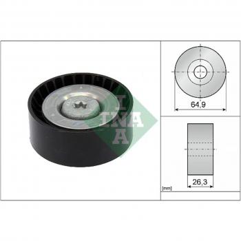 Polea tensora/guía, correa trapezoidal y poli V INA 532 0905 10