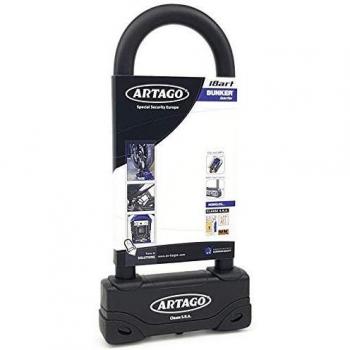 Antirrobo en U Artago Bunker 18ART270, candado en U de 18 mm de diámetro, clase SRA, ART y Sold Secure