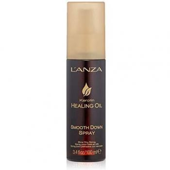 L'ANZA Keratin Healing Oil Smooth Down Spray 100ml - Hair Care Product, Lightweight, Frizz Control, Heat Protection, Moisturizing, Contains Keratin and Natural Oils, Suitable for All Hair Types