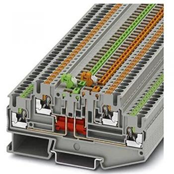 Phoenix Contact PTT 2.5-2MT Disconnect Terminal Block, 16A, 2 Poles, Gray, Pack of 50