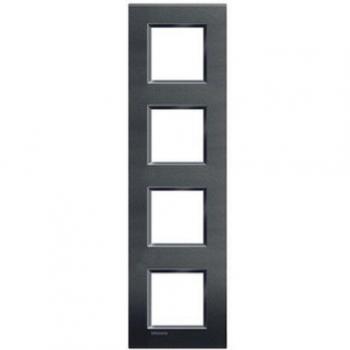 Placa Cuadrada Livinglight Antracita 2x4 Módulos Diseño Renovado