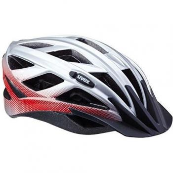 Uvex Xenova - Casco de ciclismo silver-red Talla:55-60 cm