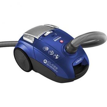 Hoover TELIOS Plus TE Aspirador con Bolsa, Clase A, 700 W, 85Dba, 3.5 litros, 83 Decibelios, Azul Java