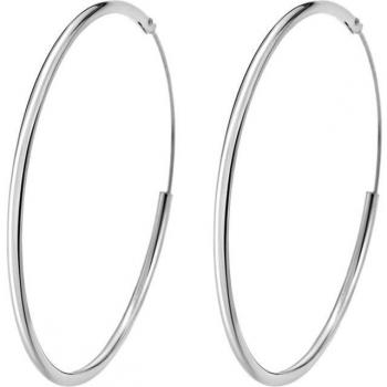 Pendientes de Aro Time Road WS01123/50 de Plata para Mujer con Acabado Brillo
