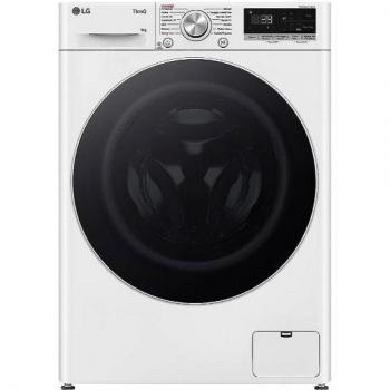 Lavadora LG F4R5009TSWW 9 kg AI DD, Clase A-10%, 1400 RPM, TurboWash, Vapor, Blanca