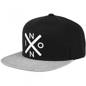 Nixon Exchange Snapback Hat Black/Heather Gray One Size