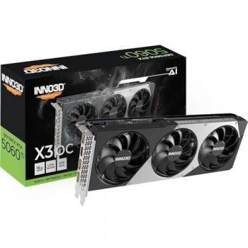 Tarjeta Gráfica INNO3D GeForce RTX 5060 Ti X3 OC 16GB GDDR7 con Reflex 2, RTX AI y DLSS4