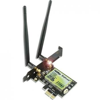 Ziyituod Tarjeta WiFi WiFi 6E AX210N Bluetooth5.2 PCIe | hasta 5400Mbps | Intel WiFi 6E AX210 | Tarjeta de Red 6G/5G/2.4G con MU-MIMO,OFDMA,Latencia ultrabaja | para Windows 11/10