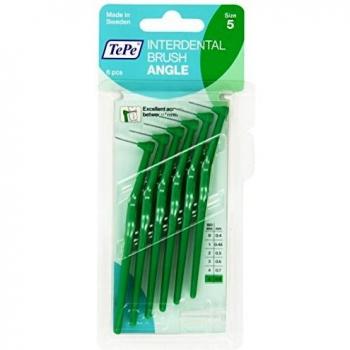 18 TePe Angle interdental Brushes 0.8 mm Green