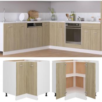 Armario de cocina aglomerado roble sonoma 75,5x75,5x80,5 cm