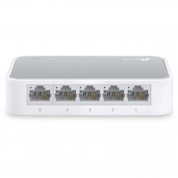 TP-Link TL-SF1005D 5-Port 10/100 Mbps Desktop Ethernet Switch/Hub, Ethernet Splitter, Plug & Play, no configuration required