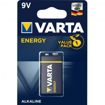 Pilas Alcalinas Varta Energy 6LR61 9V (Blister de 1 Unidad)