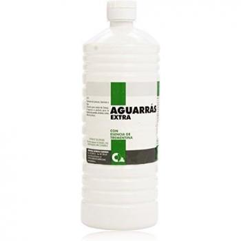 Aguarrás Extra - Disolvente de pinturas, barnices y óleos - con esencia de trementina - 1000 ml