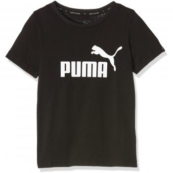 Puma Camiseta de niño, Infantil, T-Shirt ESS No.1 tee, Cotton Black, 116