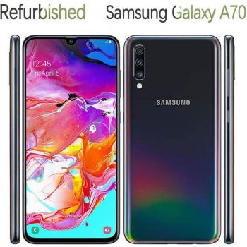 Celular Samsung Galaxy A70 A705F Dual SIM Android 32MP 128GB 6GB RAM Reformado Negro