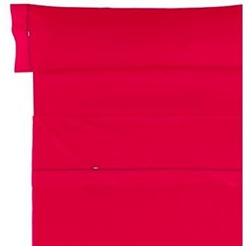 Es-Tela Lisos Biés 50/50 26668 - Juego de sábanas para cama de 135/140 cm, 3 piezas, color chicle
