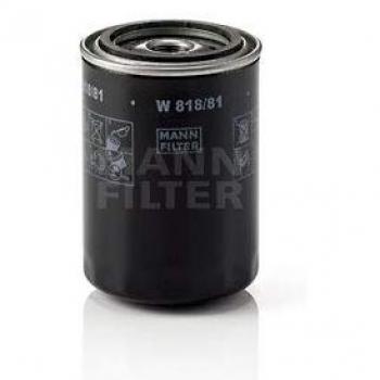Original MANN-FILTER Filtro de aceite W 818/81 – Para automóviles