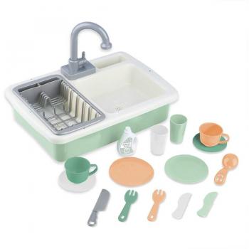 Fregadero de cocina con grifo motorizado Eurekakids