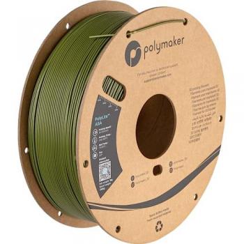 Filamento Polymaker PolyLite ASA Verde Ejército 1.75 mm, 1000 g, Resistente a la Intemperie, UV y Calor