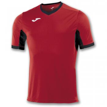 Joma Champion IV M/C Camiseta Equipamiento, Hombre, Rojo/Negro, 2XS