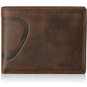 Strellson 22/31/07932 - Monedero de Cuero para Hombre, Color marrón, Talla One Size