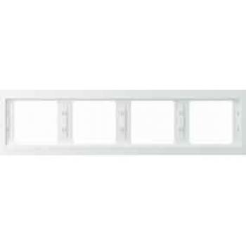 Marco 4 Elementos Horizontal Blanco Berker K1 13837009