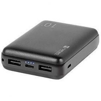 POWERBANK NATEC Trevi Compact 10000 MAH 2XUSB-A USB-C Negro