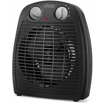 Ufesa CF2000 Calefactor Vertical, 2000 W, Plástico, Color Negro