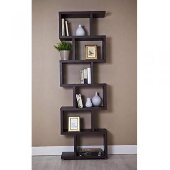 Estantería Decorativa Zig Zag Florida 6360 de 7 Niveles (191x60x28cm) - Mueble para Salón Topkit
