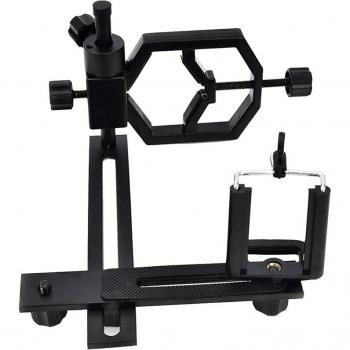 Soporte Telescópico Universal Multifunción para Cámara Digital y Teléfono Móvil con Adaptador para Telescopios