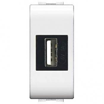 Fuente de Alimentación USB Tipo A Mylife Dainc.Bi 5V 2.1A Empotrada Blanca