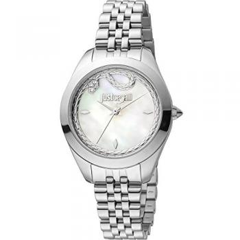Reloj Just Cavalli JC1L210M0245 - Acero Inoxidable Mujer - Resistente al Agua - Plateado - 32 mm
