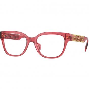 Versace VE3338F Asian Fit 5409 Gafas Recetadas para Mujer Rojas