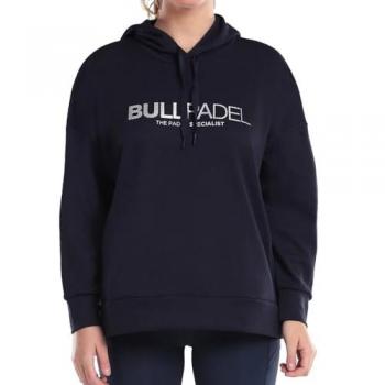 Sudadera Bullpadel Ubate Mujer con capucha, fabricada en tejido transpirable y ligero, diseño moderno y cómodo, ideal para el deporte y uso casual