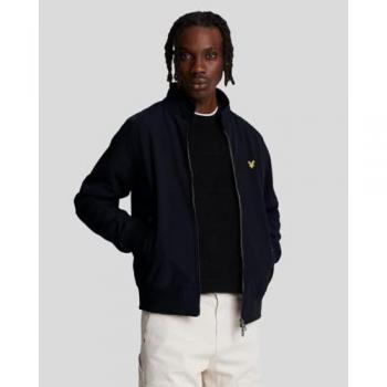 Lyle & Scott Softshell Men's Harrington Jacket - Dark Navy - Size Medium - Windproof, Breathable, Lightweight, Ideal for Changeable Weather