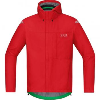 Gore Bike Wear Element Gore-Tex Paclite - Chaqueta para hombre, color rojo, talla M